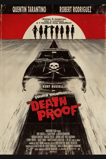 Affiche de Boulevard de la mort - un film Grindhouse