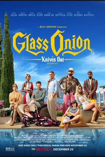Affiche de Glass Onion : Une histoire à couteaux tirés