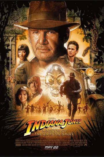 Affiche de Indiana Jones et le Royaume du Crâne de Cristal