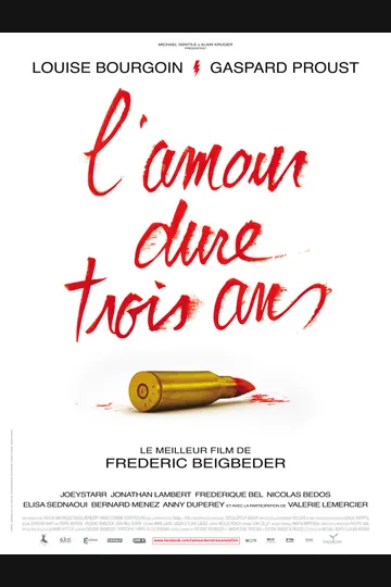Affiche de L'Amour dure trois ans