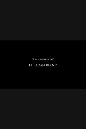 Affiche de Le Ruban blanc