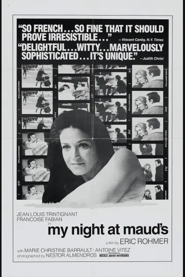 Affiche de Ma nuit chez Maud