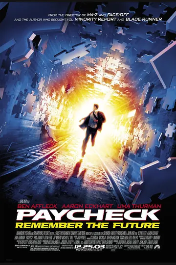 Affiche de Paycheck