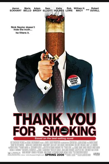 Affiche de Thank you for smoking