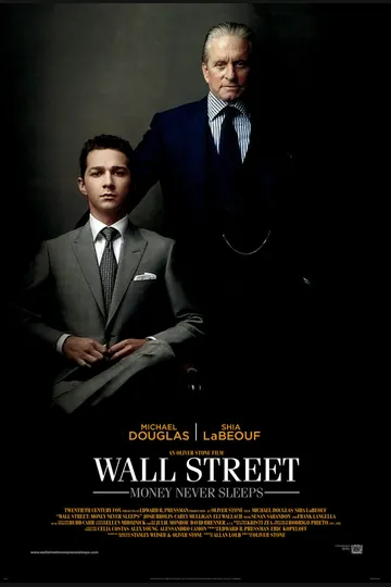 Affiche de Wall Street : l'argent ne dort jamais